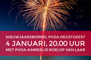 4 januari: nieuwjaarsborrel PvdA Oegstgeest